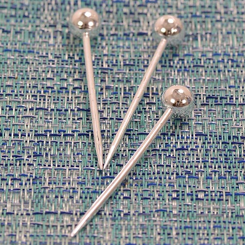 Silver Plastic Needle Picks