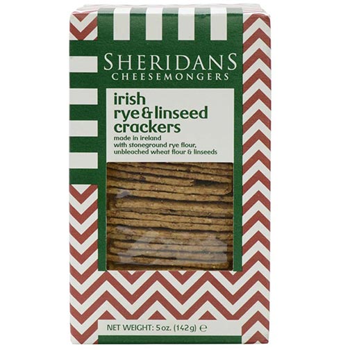 Irish Rye and Linseed Crackers