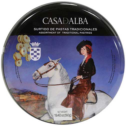 Casa de Alba Assorted Spanish Cookies Gift Tin