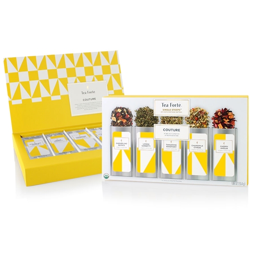 Tea Forte Couture Collection Loose Leaf Tea Single Steeps