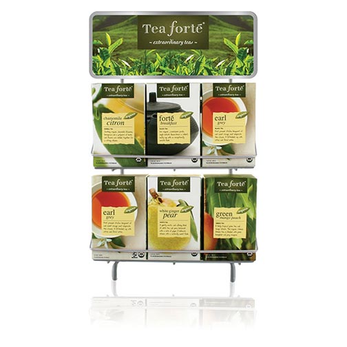 Tea Forte Filterbags Wire Display Rack